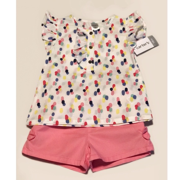 Carter's Other - Girls ruffled matching set🌈 Carter's Other - Girls ruffled matching set🌈